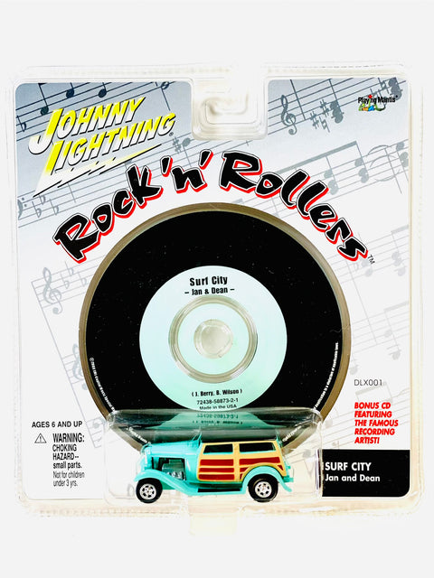 Johnny Lightning Rock 'N' Rollers Surf City Jan & Dean - Damaged Card/Blister