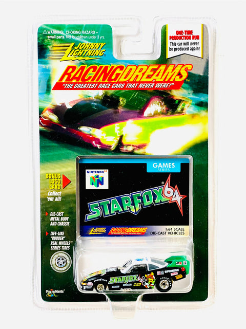 Johnny Lightning Racing Dreams Starfox 64 Funny Car - Damaged Card/Blister