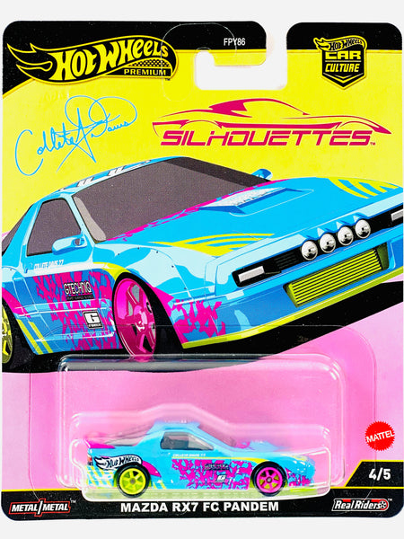Hot Wheels 2025 Car Culture Silhouettes Mazda RX7 FC Pandem