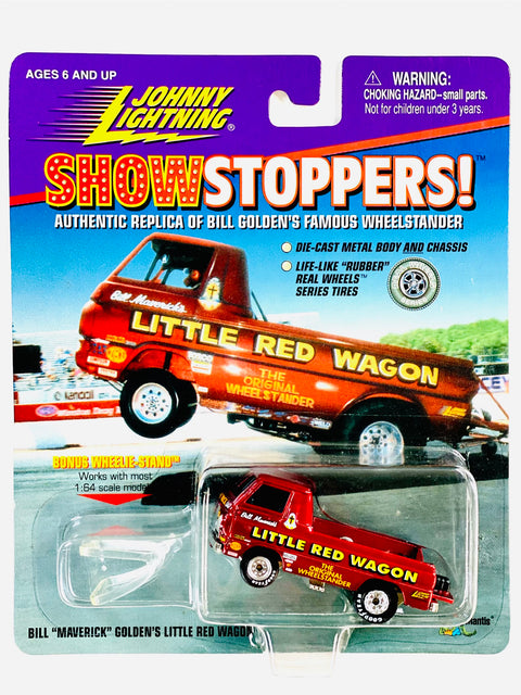 Johnny Lightning Show Stoppers Bill "Maverick" Golden's Little Red Wagon - Damaged Card/Blister