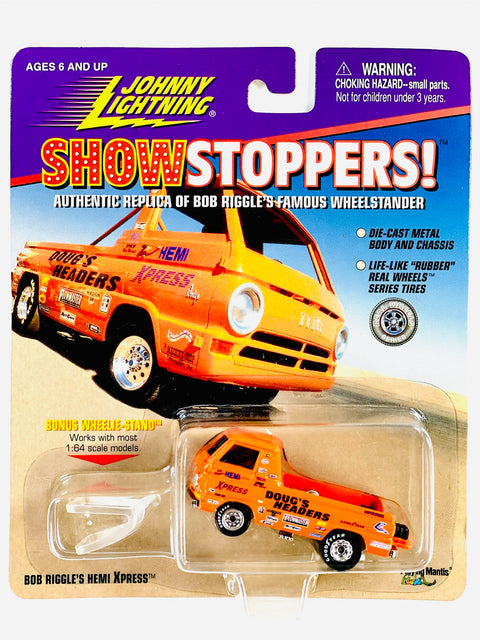Johnny Lightning Show Stoppers Bob Riggle's Hemi Xpress  - Damaged Card/Blister