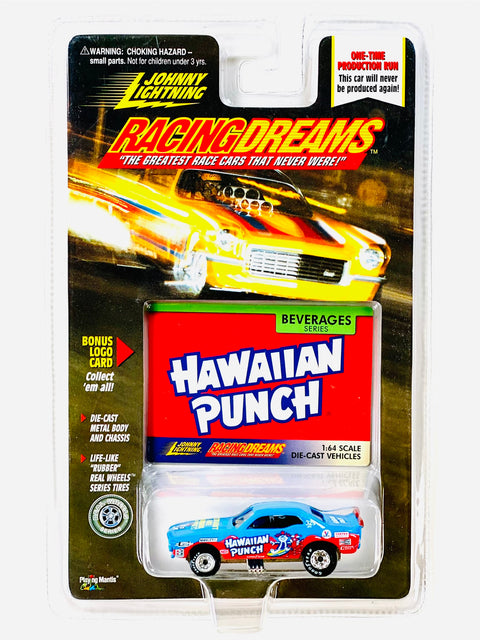 Johnny Lightning Racing Dreams Beverages Series Hawaiian Punch Funny Car - Damaged Card/Blister