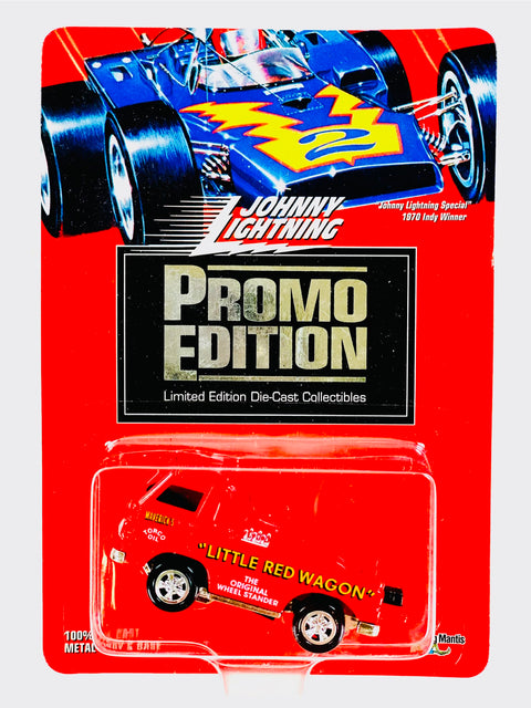 Johnny Lightning Playing Mantis Little Red Wagon Promo Edition - Damaged Card/Blister