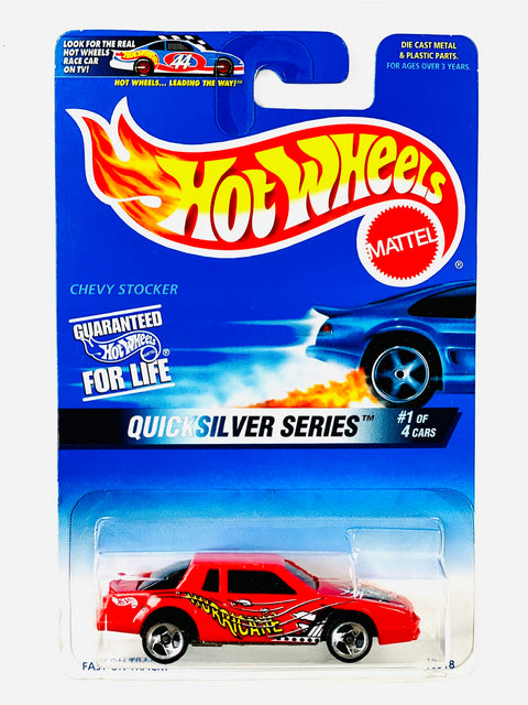 Hot Wheels 1997 Quicksilver Series Chevy Stocker - Damaged Card/Blister
