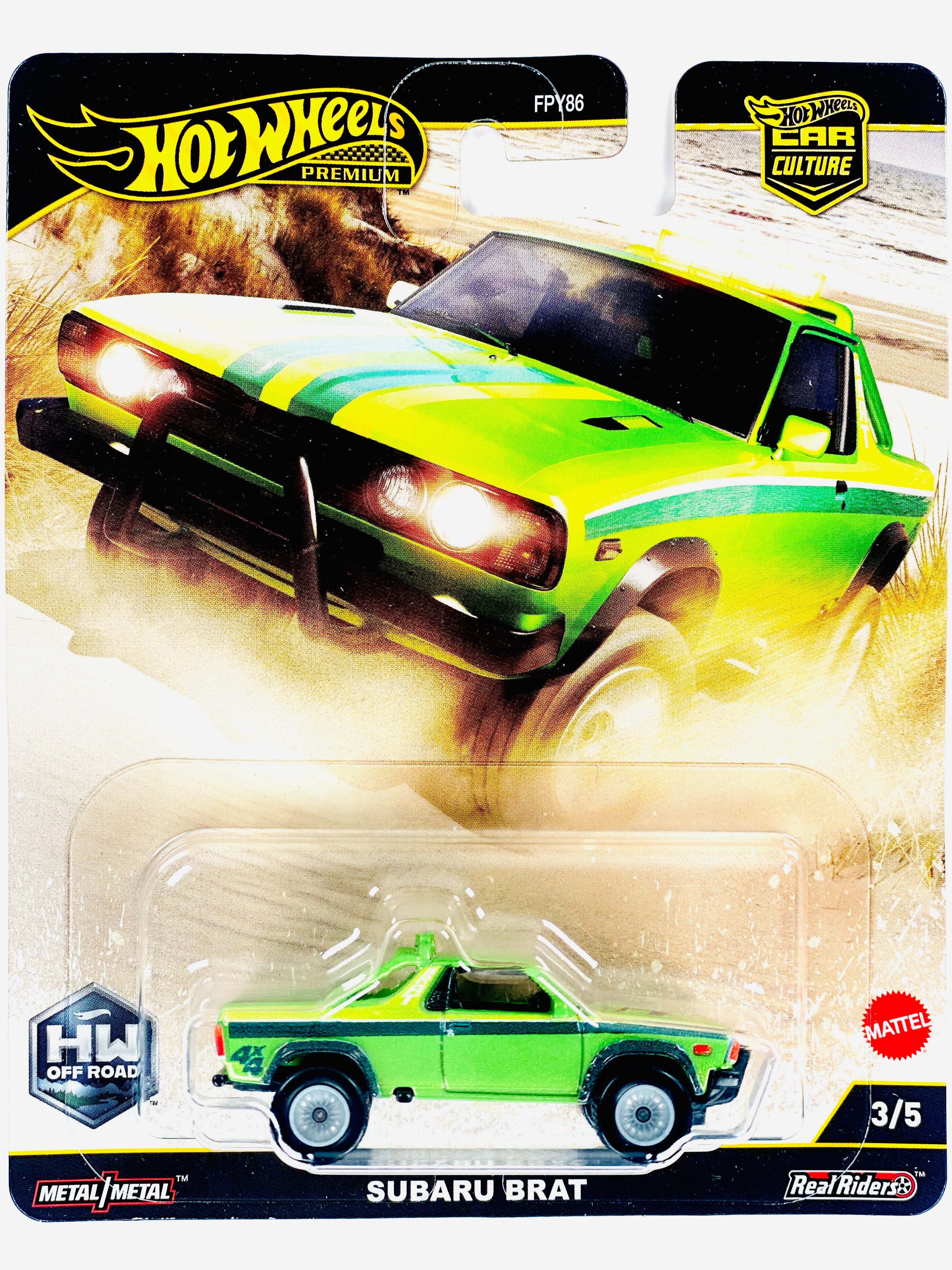 Hot Wheels 2025 Car Culture Off-Road Subaru Brat - Damaged