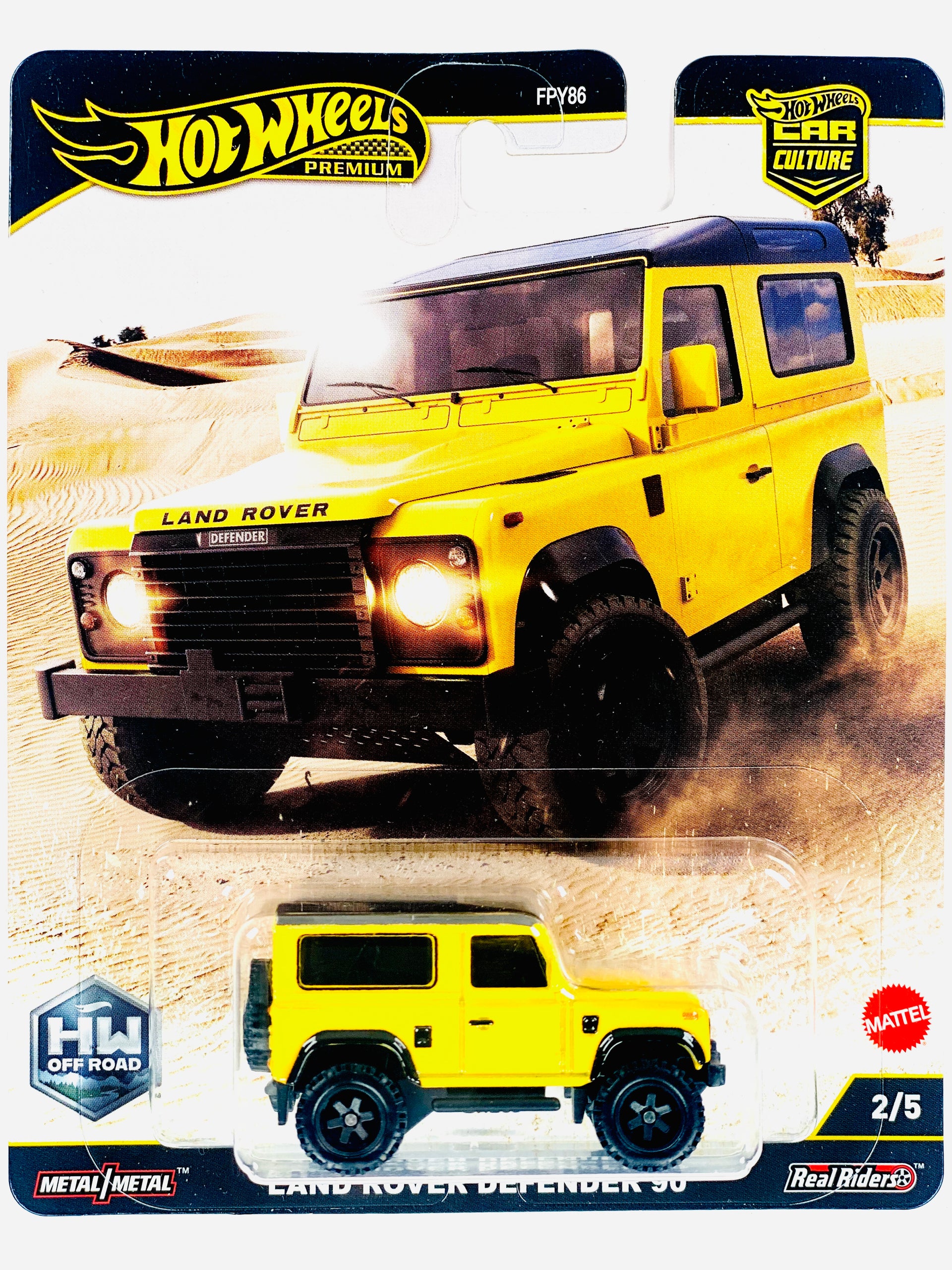 Lot De 5 Hot Wheels Pop Culture British Horse Power – Lotus, Land Rover – Série Premium 1/64