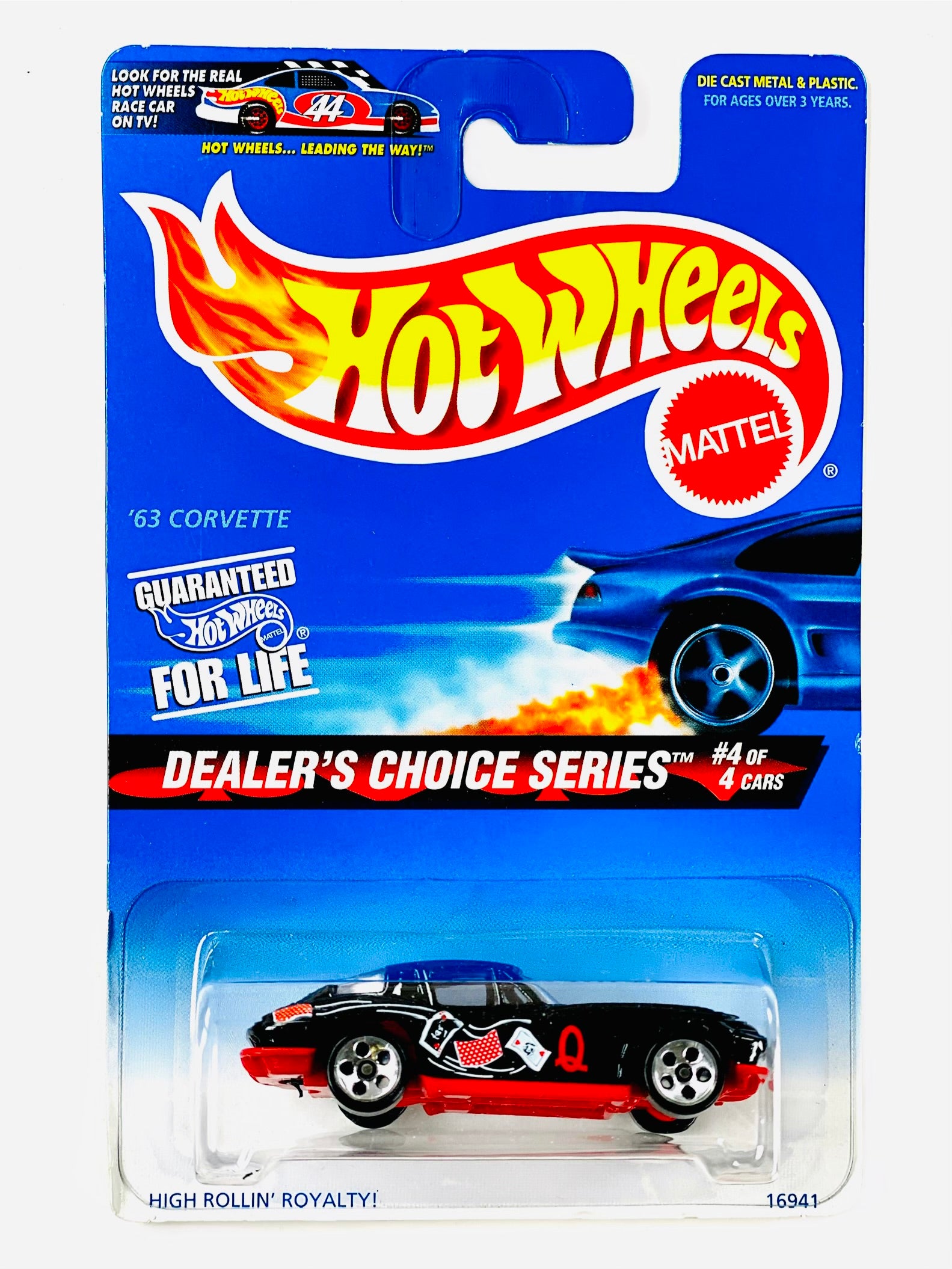 Hot Wheels 1997 Dealers Choice Series '63 Corvette - Damaged Card