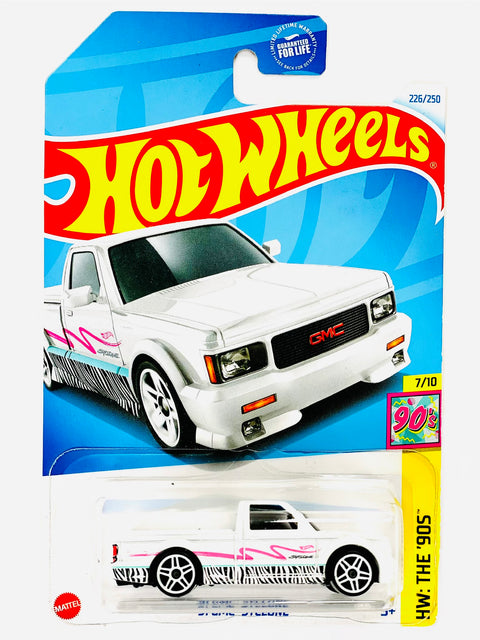 Hot Wheels HW The '90s '91 GMC Syclone White (226/250) - Damaged Card/Blister