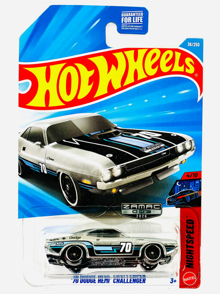 Hot Wheels Nightspeed Zamac '70 Dodge HEMI Challenger (36/250