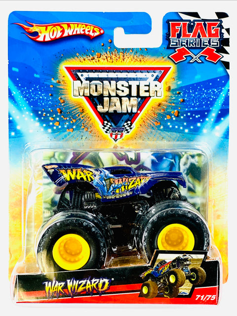 Hot Wheels Monster Jam Flag Series War Wizard - Damaged Card/Blister