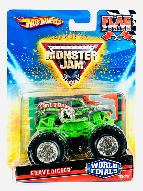 Hot Wheels Monster Jam Flag Series Grave Digger - Damaged Card/Blister