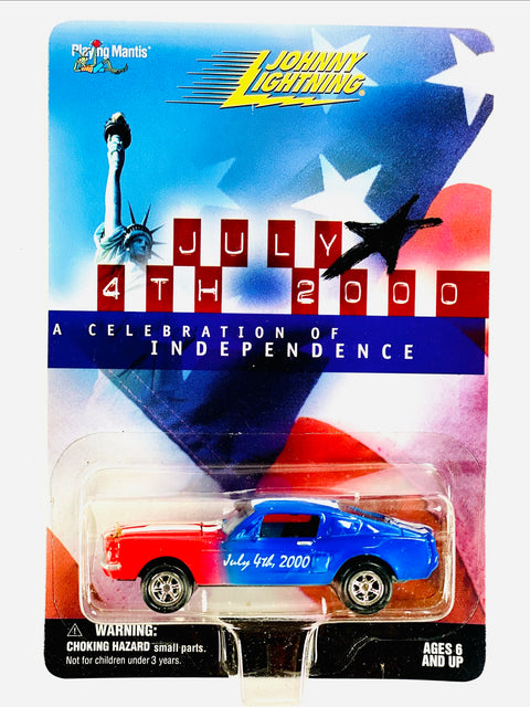 Johnny Lightning A Celebration of Independence July 4th 2000 '67 Shelby Blue - Damaged Card/Blister