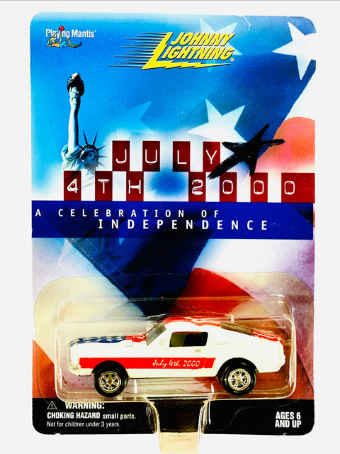 Johnny Lightning A Celebration of Independence July 4th 2000 '67 Shelby White - Damaged Card/Blister