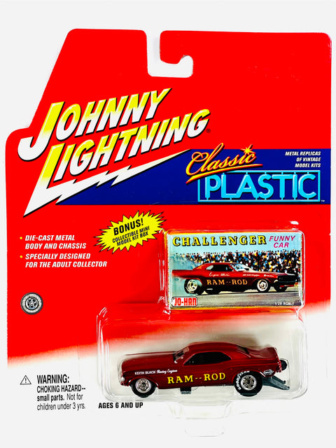 Johnny Lightning 2002 Classic Plastic Challenger Funny Car - Damaged Card/Blister