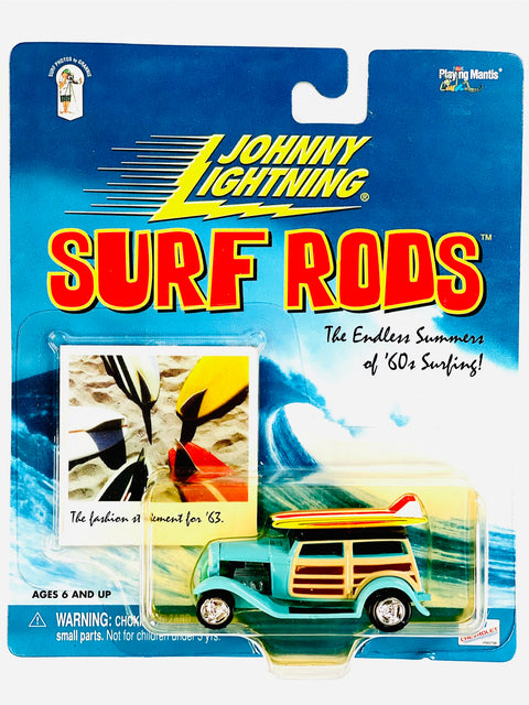 Johnny Lightning Surf Rods Da Surf Woody (Random Snapshot) - Damaged Card/Blister