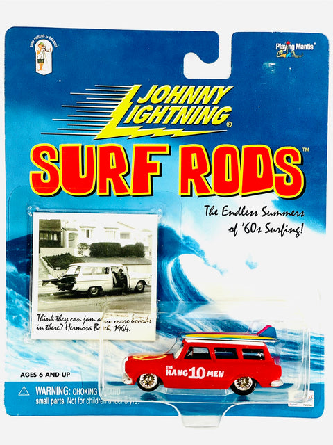 Johnny Lightning Surf Rods The Hang Ten Men (Random Snapshot) - Damaged Card/Blister