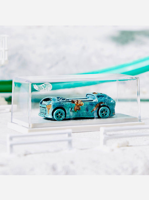 Hot Wheels 2024 RLC Exclusive Hot Wheels x Daniel Arsham Eroded Deora II - Damaged/Open Box
