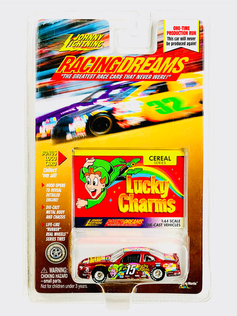 Johnny Lightning Racing Dreams Cereal Series Lucky Charms Car - Damaged Card/Blister
