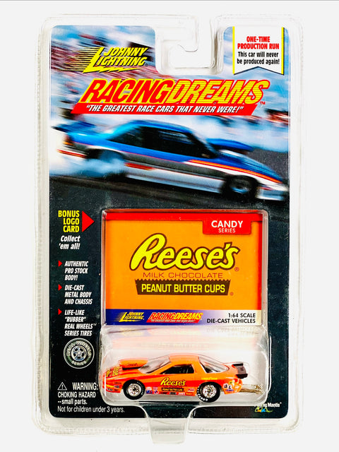 Johnny Lightning Racing Dreams Candy Series Reese's Car - Damaged Card/Blister