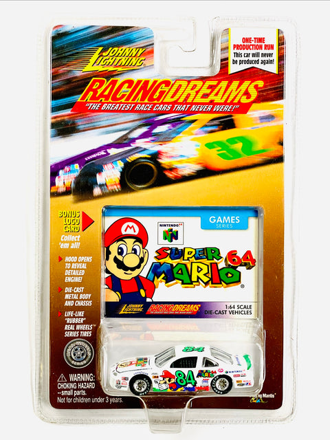 Johnny Lightning Racing Dreams Games Series Super Mario 64 Car - Damaged Card/Blister