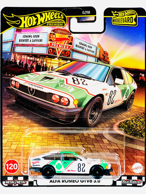 Hot Wheels 2025 Boulevard Alfa Romeo GTV6 3.0 #120 - Damaged Card