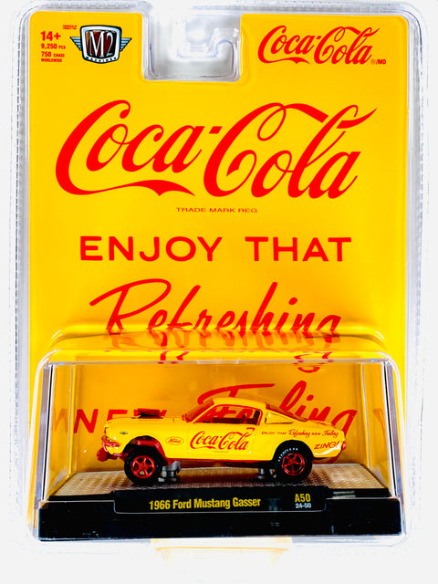 M2 Machines Coca Cola 1966 Ford Mustang Gasser Chase
