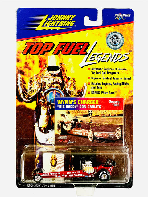 Johnny Lightning NHRA Top Fuel Legends Wynn's Charger 1966 "Big Daddy" Don Garlits - Damaged Card/Blister