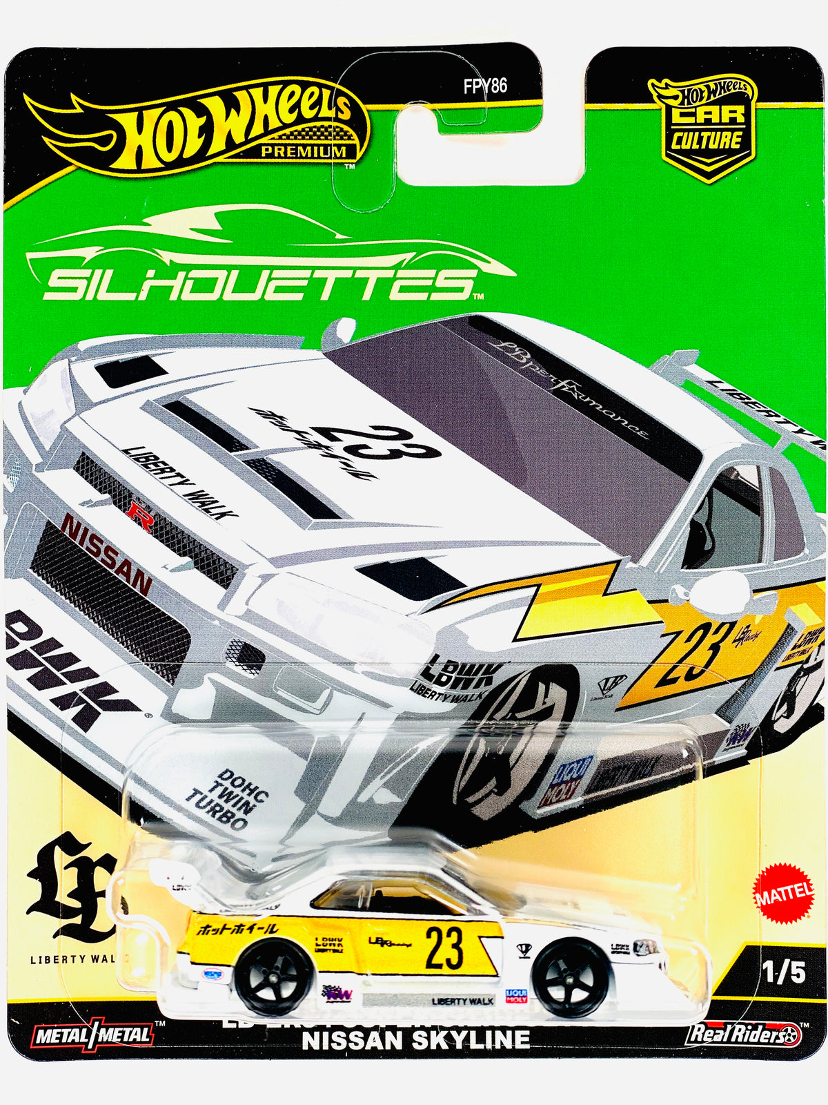 Hot Wheels Nissan Skyline LB-ER34 Super Silhouette 2025 – Échelle 1:64 – Liberty Walk JDM – Neuf