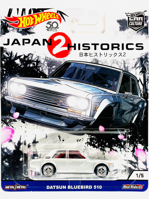Hot Wheels 2018 Car Culture Japan Historics 2 Datsun Bluebird 510