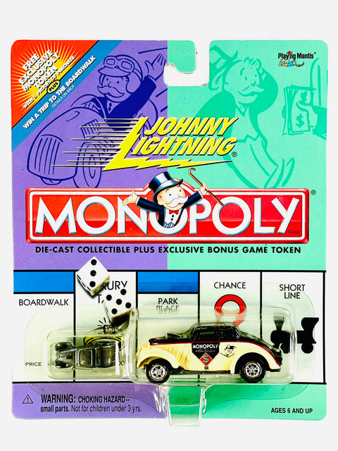 Johnny Lightning Monopoly Vintage Willy's - Damaged Card/Blister