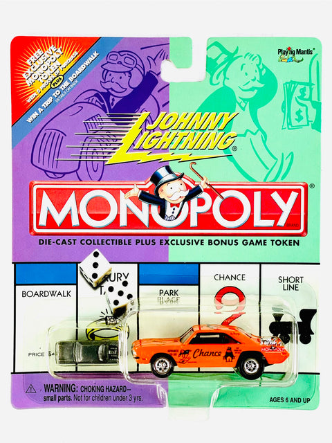 Johnny Lightning Monopoly Chance Card Dodge Dart - Damaged Card/Blister