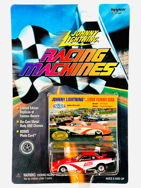Johnny Lightning Racing Machines NHRA 1998 Funny Car - Damaged Card/Blister