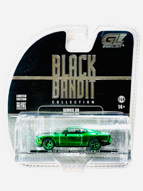 Greenlight Black Bandit Series 2016 Dodge Challenger R-T Chase - Damaged Card/Blister