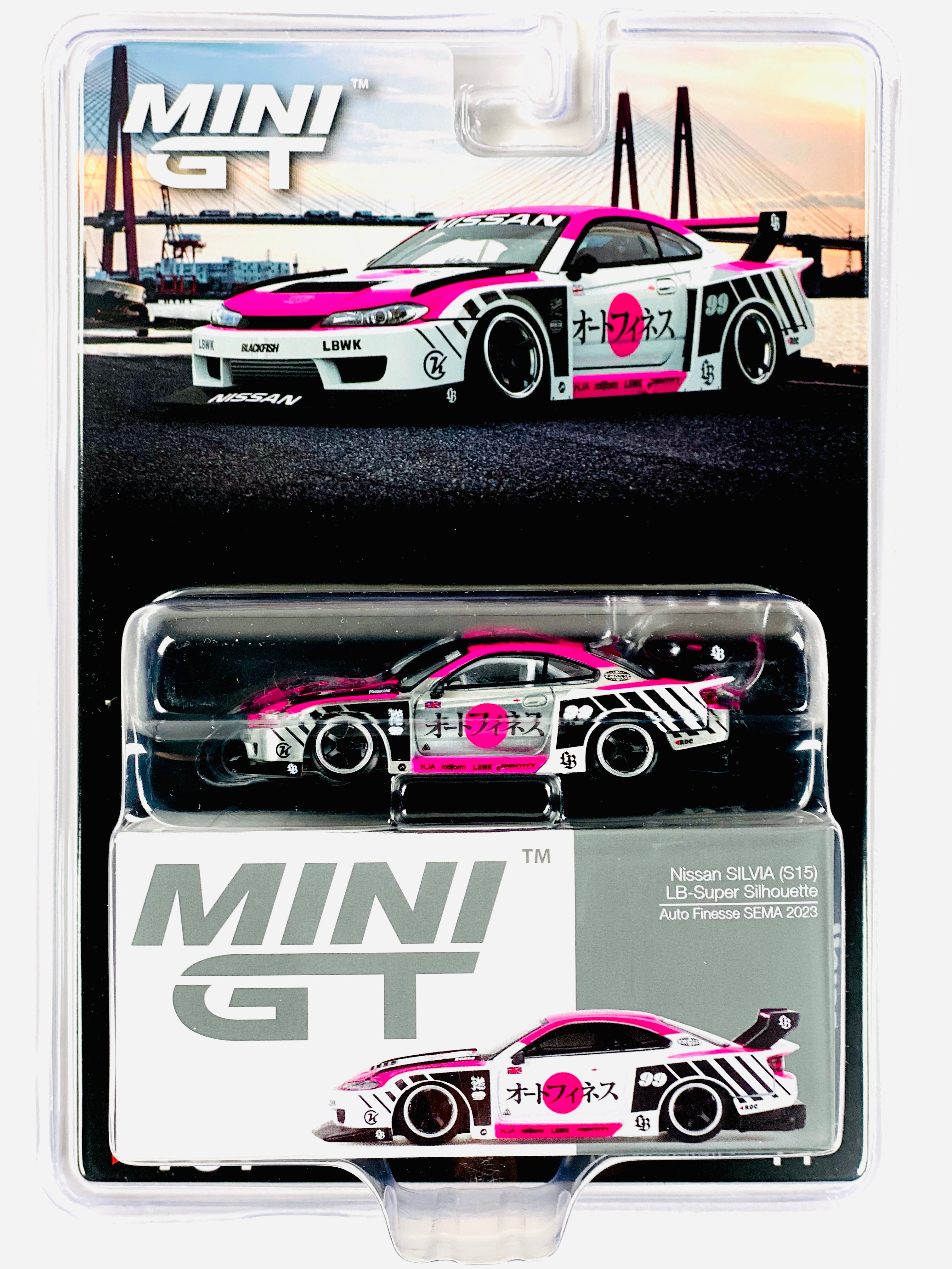 MINIGT LB-スーパーシルエット シルビア S15 2023 SEMA Mini GT Mijo Exclusive Nissan LB-Super Silhouette S15 SILVIA