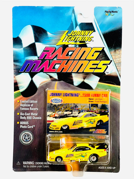 Johnny Lightning Racing Machines NHRA 1998 Funny Car Yellow
