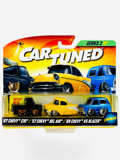 CarTuned Mijo Exclusive Lowriders Series 2 Stylin’ & Profilin’ Triple Pack - Damaged Card