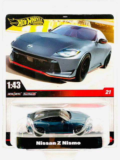Hot Wheels 2025 Premium 1:43 Scale Case G Nissan Z Nismo #21 - Damaged Card