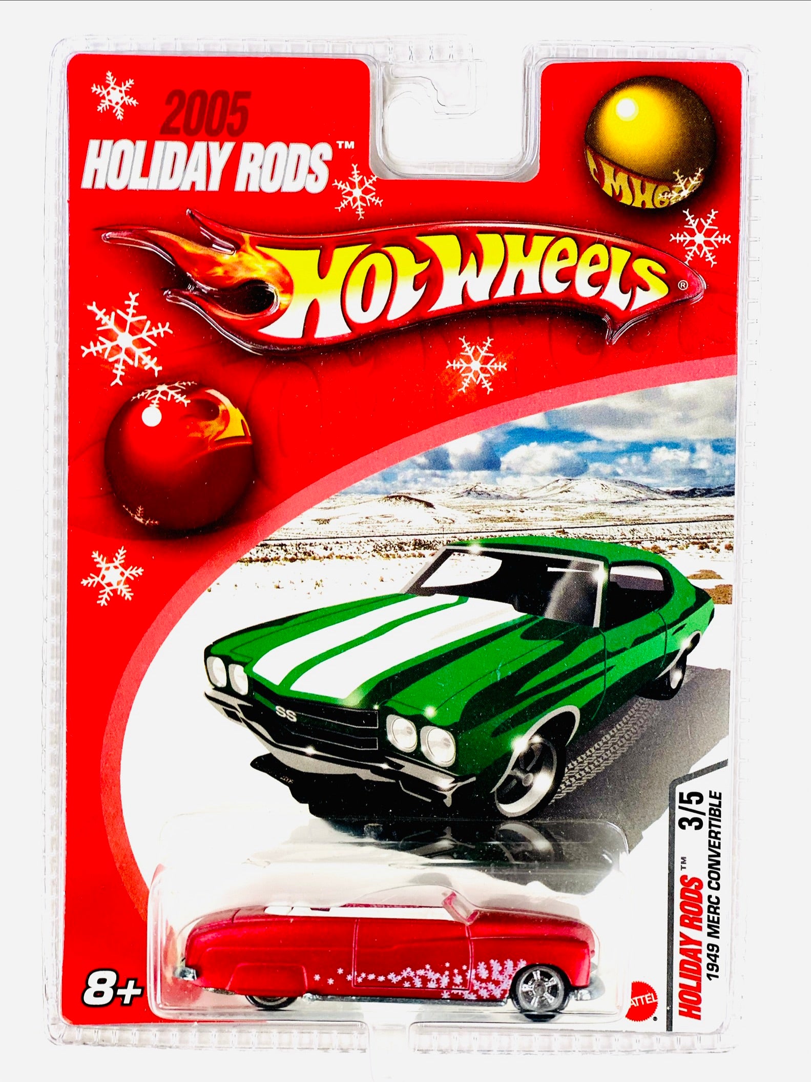 Hot Wheels ホットウィール Holiday Rods Hot Wheels 2005 Holiday Rods 1949 Merc Convertible - Damaged