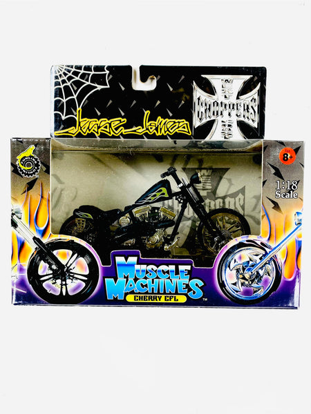 WEST COAST CHOPPERS バイク フィギュア 8台 チョッパー Muscle Machines 1/18 West Coast Choppers Cherry CFL Black