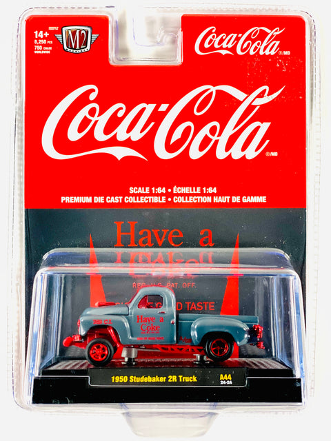 M2 Machines Coca Cola 1950 Studebaker 2R Truck Chase - Damaged Blister