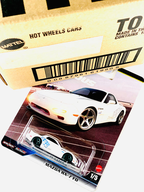 Hot Wheels 2025 Fast & Furious Mazda RX-7 FD Solid Pack (10 Cars)