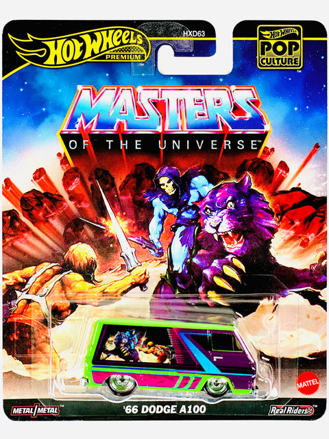 Hot Wheels 2025 Pop Culture Case J Masters of the Universe '66 Dodge A100 - Damaged Card