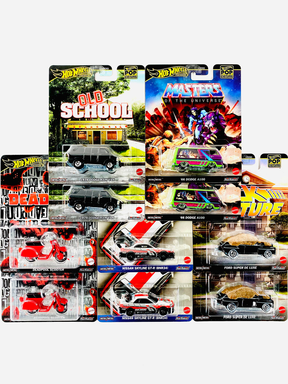 Hot Wheels 2025 Pop Culture Factory Sealed Case J (10 Cars