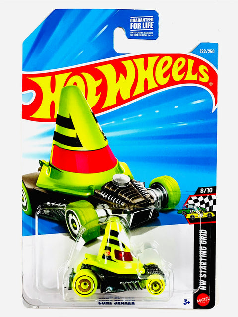 Hot Wheels HW Starting Grid Cone Shaker (122/250) - Damaged Card