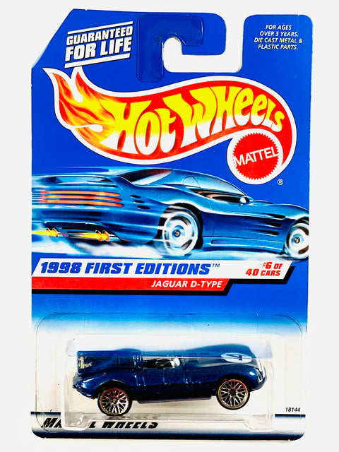 Hot Wheels 1998 First Editions Jaguar D-Type - Damaged Card/Blister