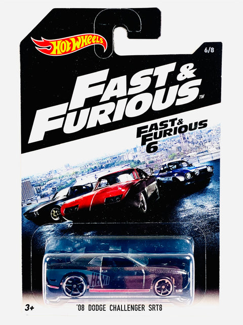 Hot Wheels 2016 Fast & Furious 6 '08 Dodge Challenger SRT8 - Damaged Card/Blister