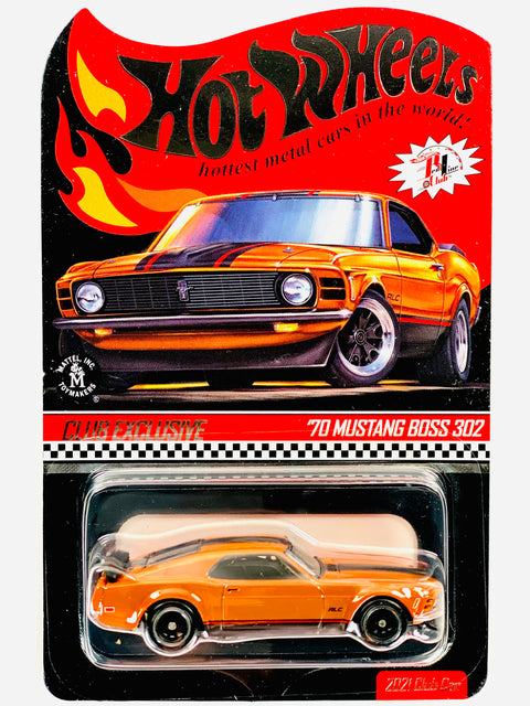 Hot Wheels 2021 RLC Exclusive '70 Mustang Boss 302 IBV/Sample