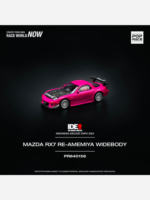 Pop Race Mazda RX-7 RE Anemia Indonesia Diecast Expo 2024 Exclusive #156