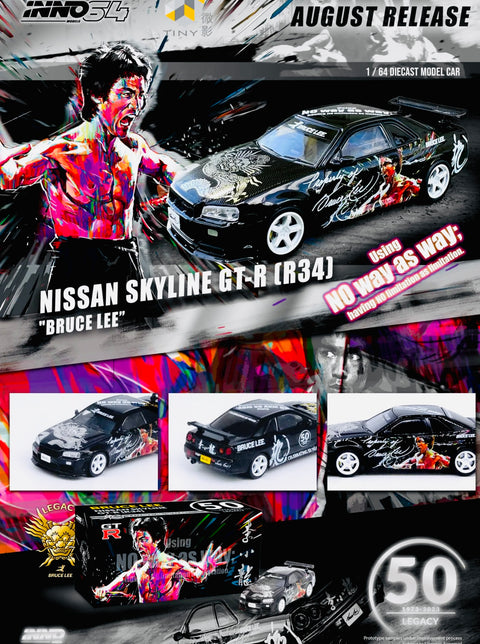 Inno64 "Bruce Lee" Nissan Skyline GTR (R34)
