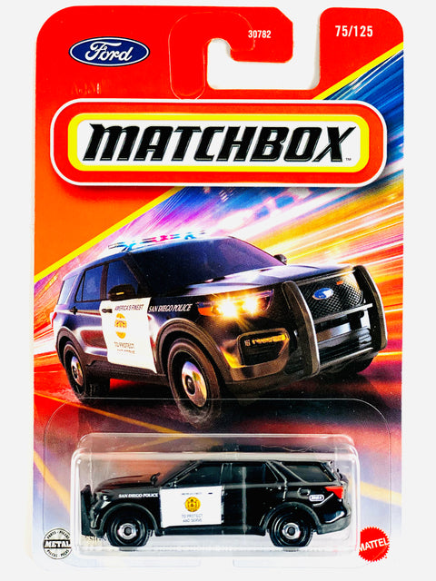 Matchbox 2025 Basic Case D Ford Police Interceptor Utility
